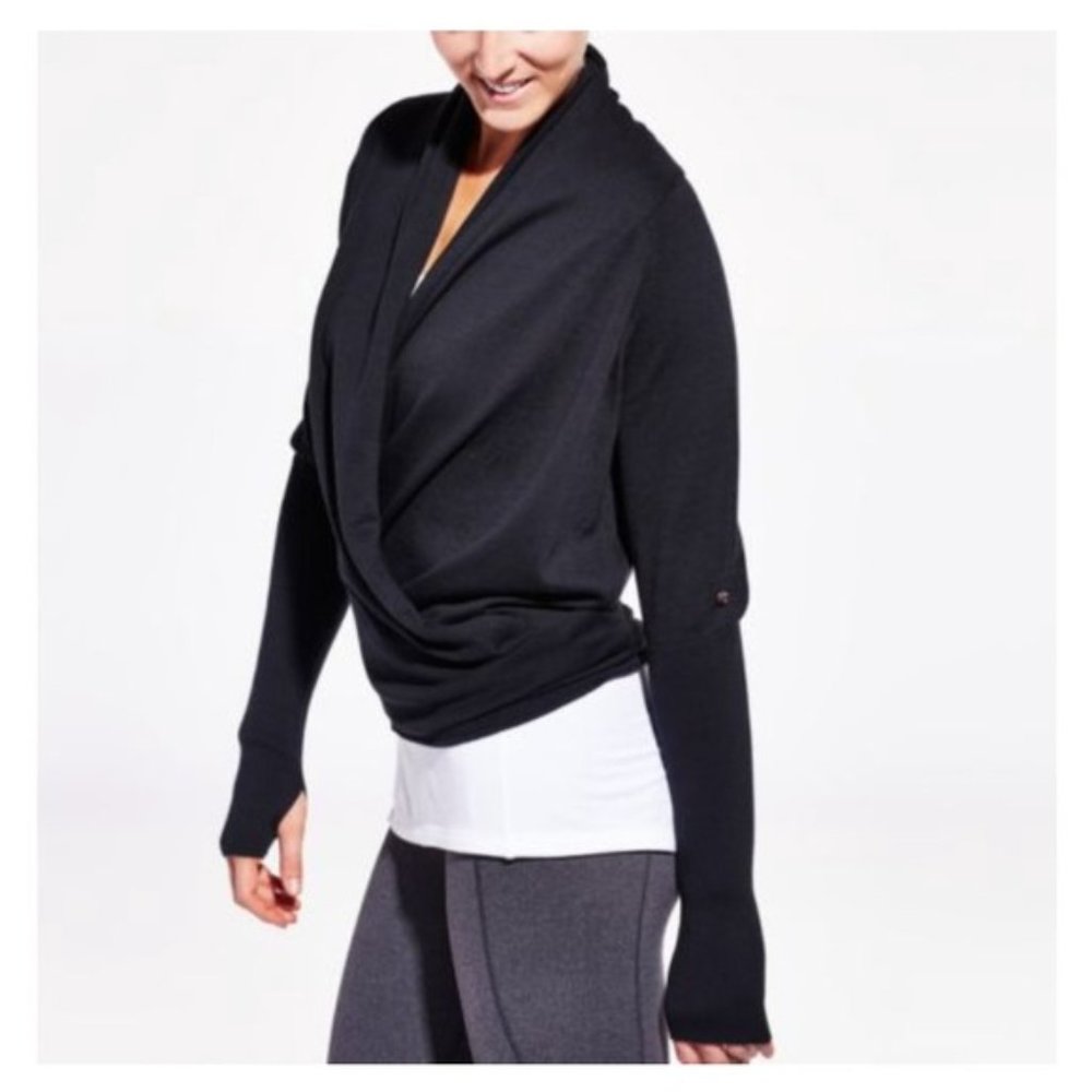 CALIA Women's Effortless Ballet Wrap Sweater